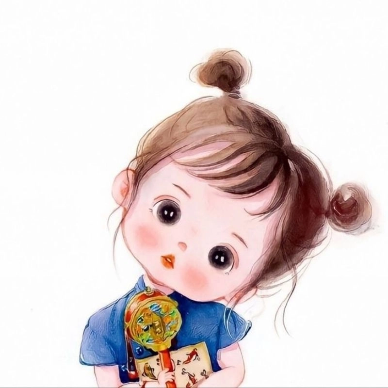 Tải ngay bộ hình con gái chibi cực kỳ xinh và dễ thương