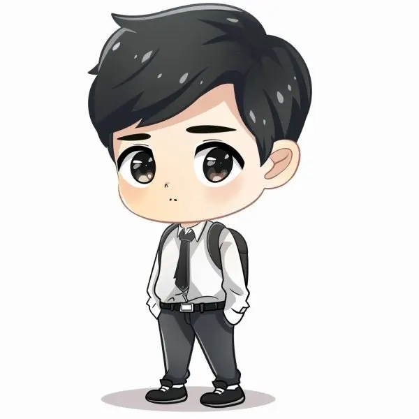 Tải ngay loạt sinh viên chibi đáng yêu cho hội mọt sách