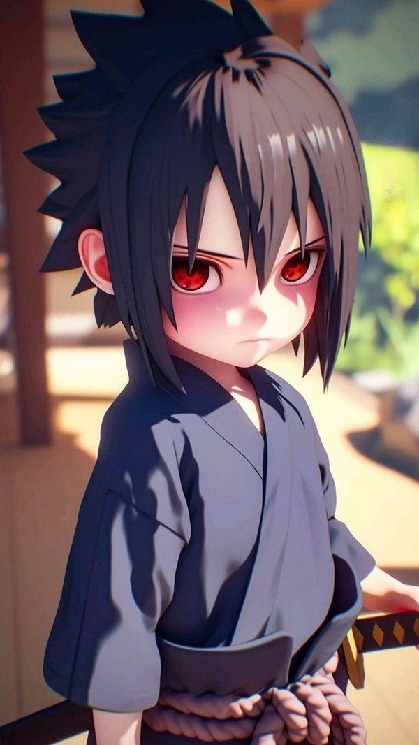Thử ngay Sasuke chibi drawing easy cực kỳ đơn giản