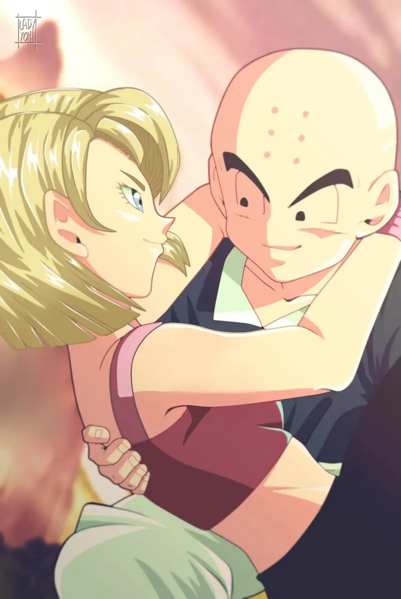 Tình cảm và cuộc sống gia đình của Krillin 18 trong Dragon Ball