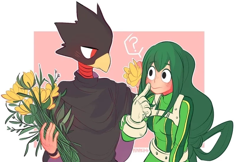 Tokoyami x Tsuyu có nhiều khoảnh khắc đồng đội đáng nhớ