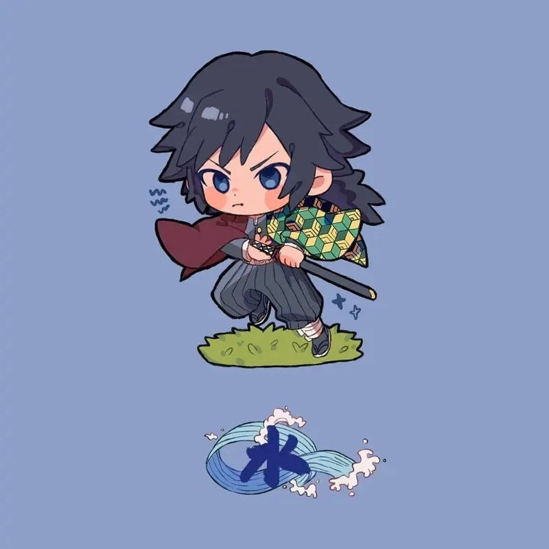 Tổng hợp hình ảnh thanh gươm diệt quỷ chibi siêu chất