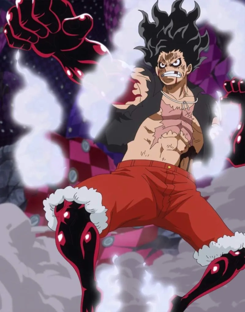 Tư thế chiến đấu đỉnh cao của Luffy 4 gear đầy uy lực