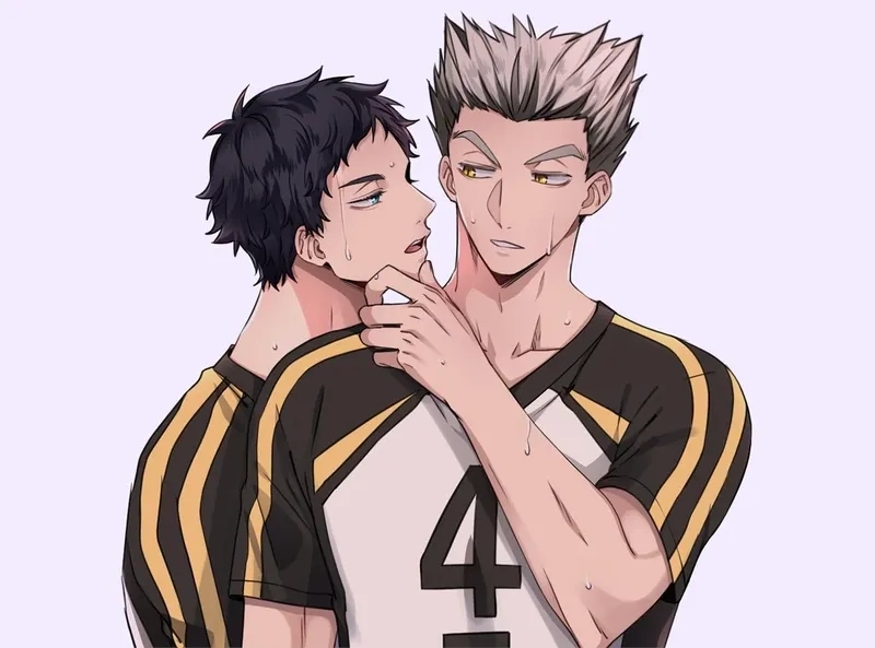 Tứ trụ Kuroo x Tsukishima x Bokuto x Akaashi gây sốt cộng đồng fan
