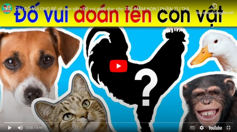 Tuyển tập câu đố vui cho bé 5 tuổi khám phá thế giới