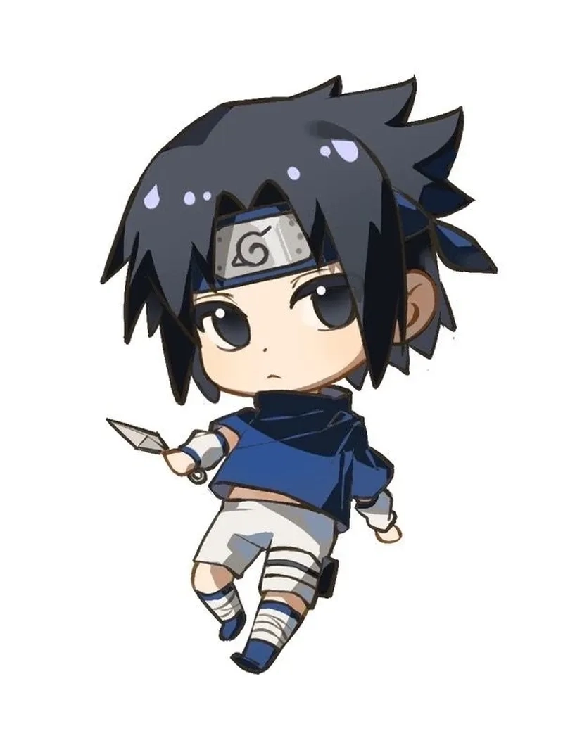Uchiha Sasuke chibi rực rỡ làm bạn thích
