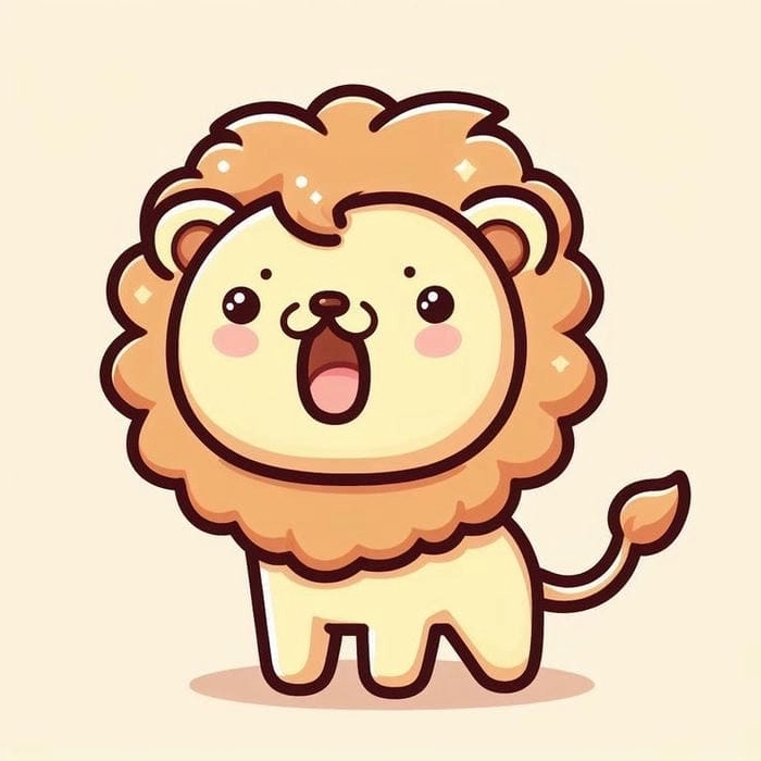 Vẽ cung sư tử chibi đơn giản với vài bước cơ bản