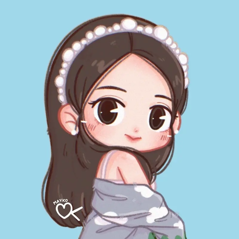 Vẽ Jennie Black Pink chibi dễ làm nhưng vẫn giữ được thần thái