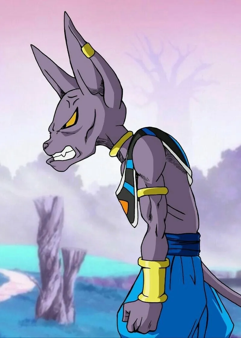 Vẻ lạnh lùng và uy nghi của ngài Beerus