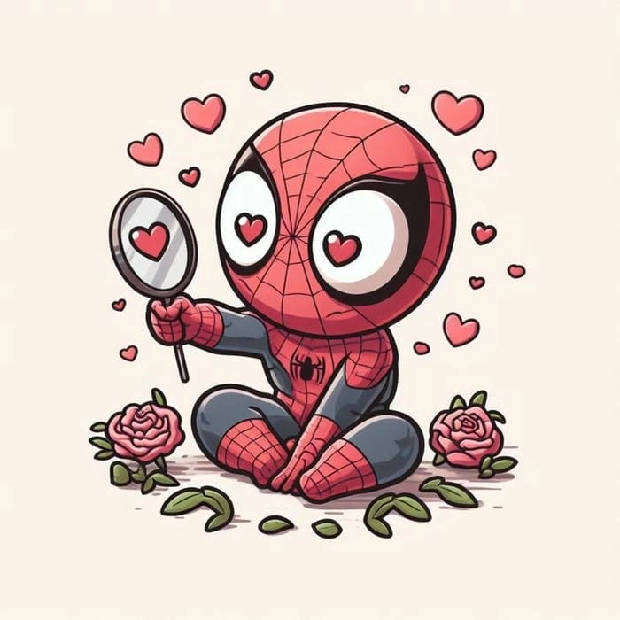 Vẽ spider man chibi cực dễ ai cũng có thể làm theo
