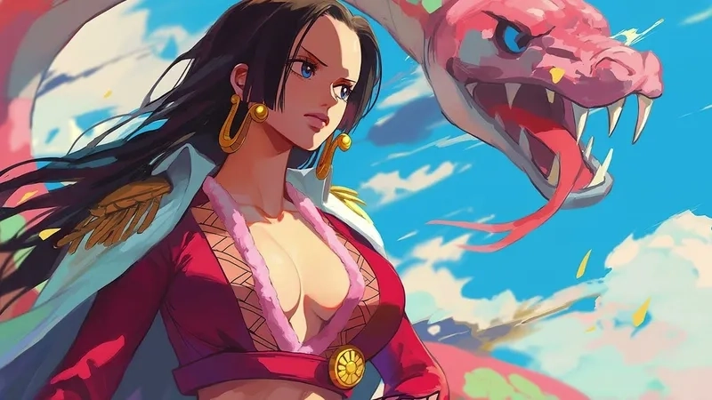 Wallpaper One Piece Boa Hancock ngầu lòi tô điểm