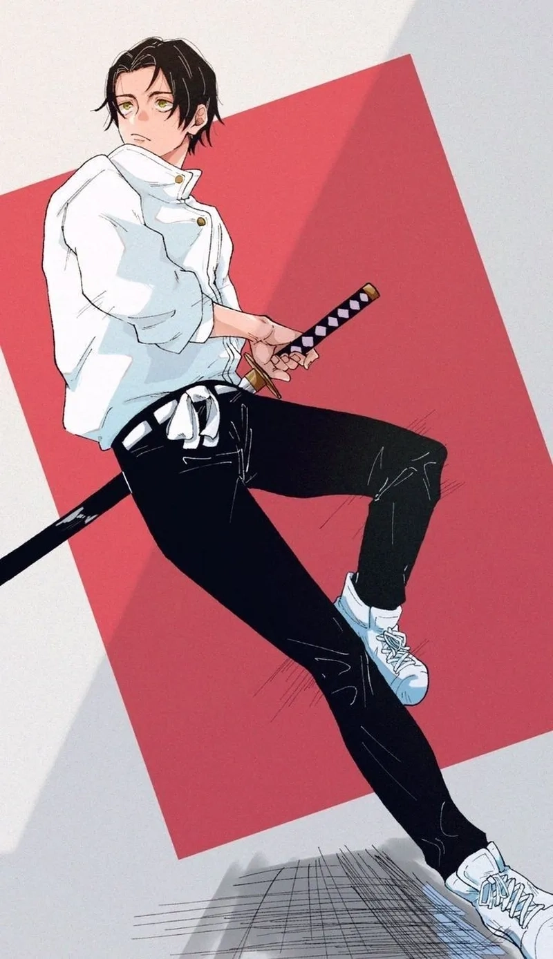 Yuta in Gojo's body tạo nên hình ảnh cực cuốn hút và bí ẩn