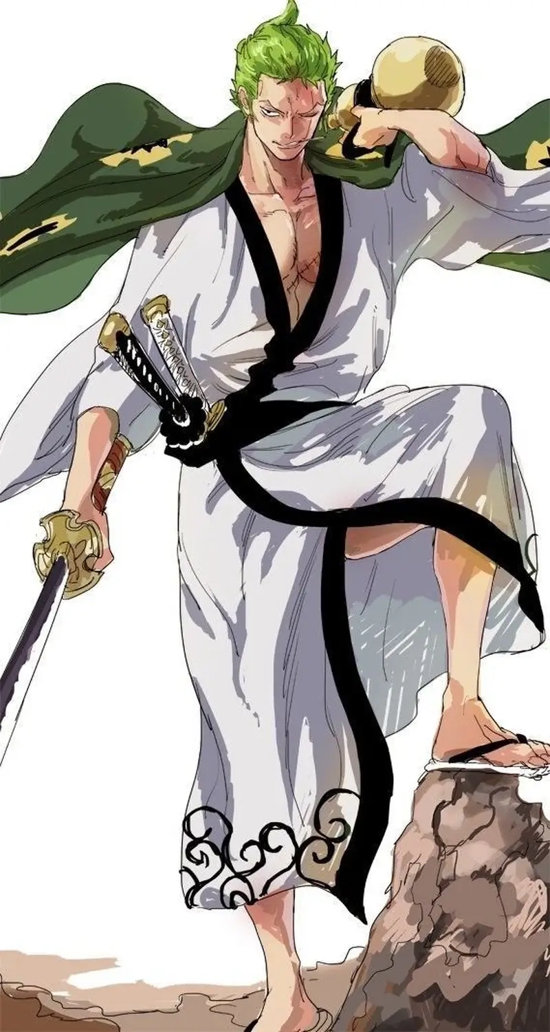 Zoro one piece Wano đầy bản lĩnh và quyết đoán